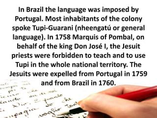 Tupi-Guaraní-Konfederaation perustaminen - kuningas João I:n kaupallisia intresssejä ja eurooppalaisten vaikutusten alku Brasiliassa.